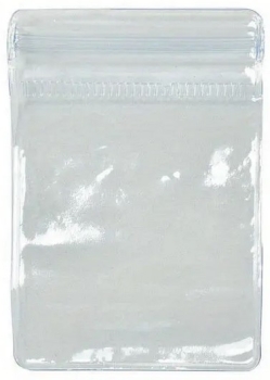 Münz-Hüllen aus glasklarer PVC-Folie, 50 x 70 mm, 50er-Packung